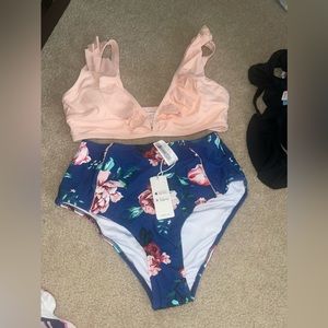 Lot of two high waisted CUPSHE swimsuits